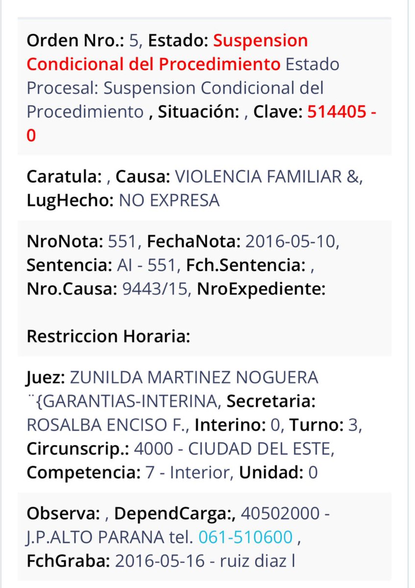 bachinunezpy's tweet photo. Mi voto será por el rechazo al Juramento de Rafael Esquivel “Mbururu” de este personaje violento , abusador infantil , maltratador de mujeres, invasor de propiedades privadas ,que además no cumple con pensión alimentaria y probable homicida https://t.co/NQPOwtDBNN