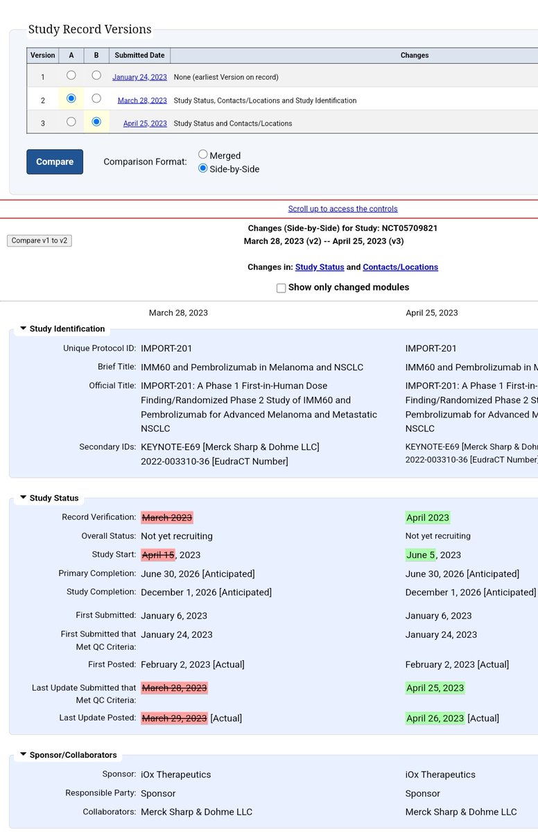 jamvest20's tweet image. $PRTG
Boom!
Global trial site updated with June 5th start.
This is running in parallel with the going  p1/p2 uk arm of the trial.
Data is coming ! And quick with 12 new trial locations in the US and spain.
Merck collab is really kicking into action now $MRK