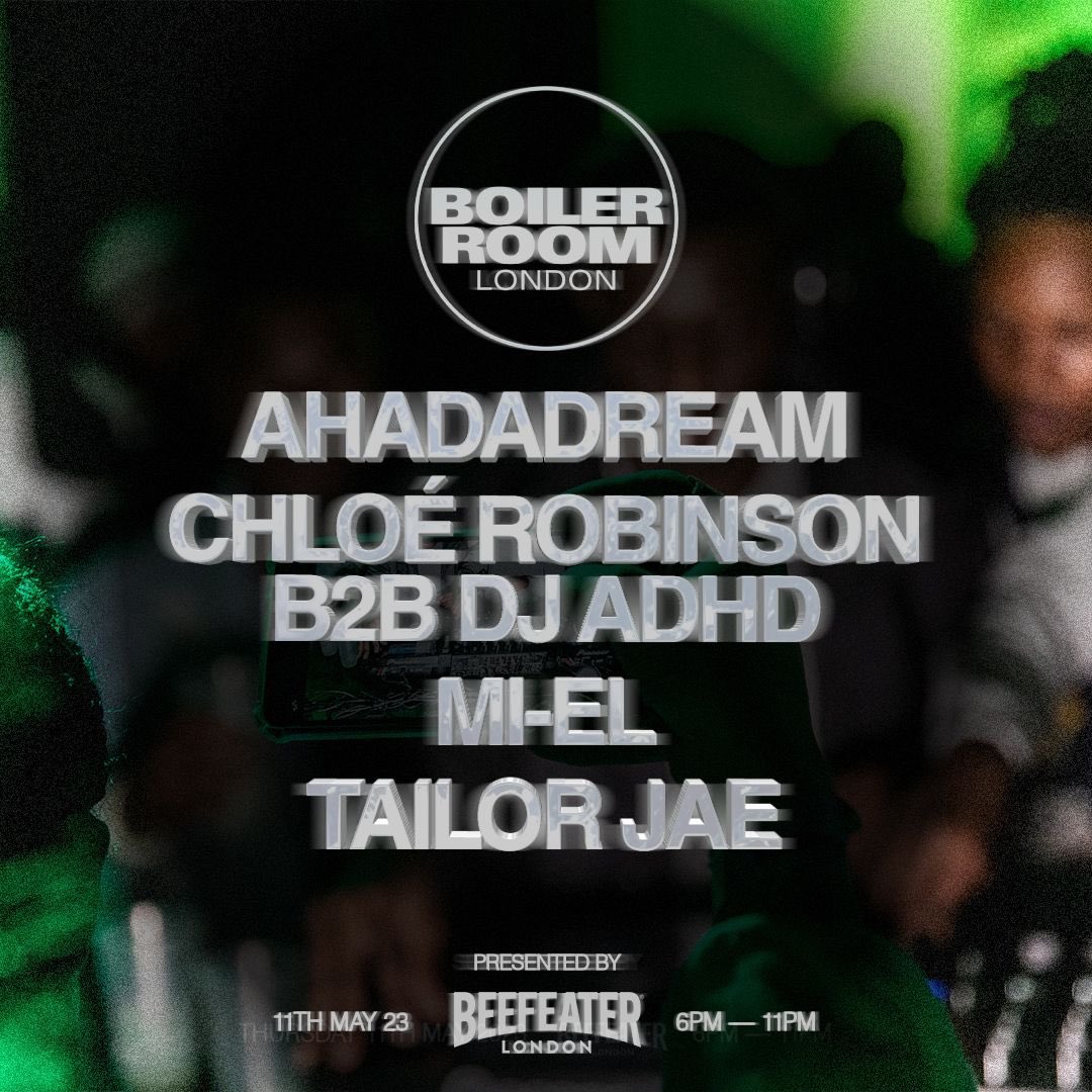 chloé robinson (@chloerobinsondj) on Twitter photo Yesss been waiting patiently to be asked to do a <a href="/boilerroomtv/">BOILER ROOM</a> for years and I’m so happy and honoured to have been asked to do one at last, and even better, a b2b w <a href="/dj__adhd/">djadhd.mp3</a>
Entry is free but RSVP is essential, let’s goo!
RSVP: blrrm.tv/11-05 Yesss been waiting patiently to be asked to do a <a href="/boilerroomtv/">BOILER ROOM</a> for years and I’m so happy and honoured to have been asked to do one at last, and even better, a b2b w <a href="/dj__adhd/">djadhd.mp3</a>
Entry is free but RSVP is essential, let’s goo!
RSVP: blrrm.tv/11-05