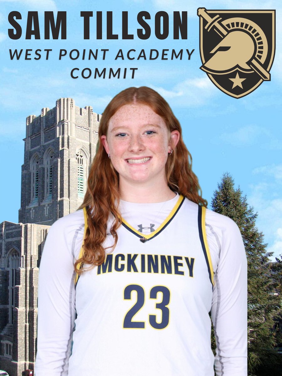 MHSwomensbball's tweet photo. After a great visit and conversation with all of the coaches, Sam Tillson has decided to commit to West Point Military Academy to further her education and basketball career. We are so proud of you!! 🖤 @SamanthaTillson https://t.co/BNEBSgtmnu