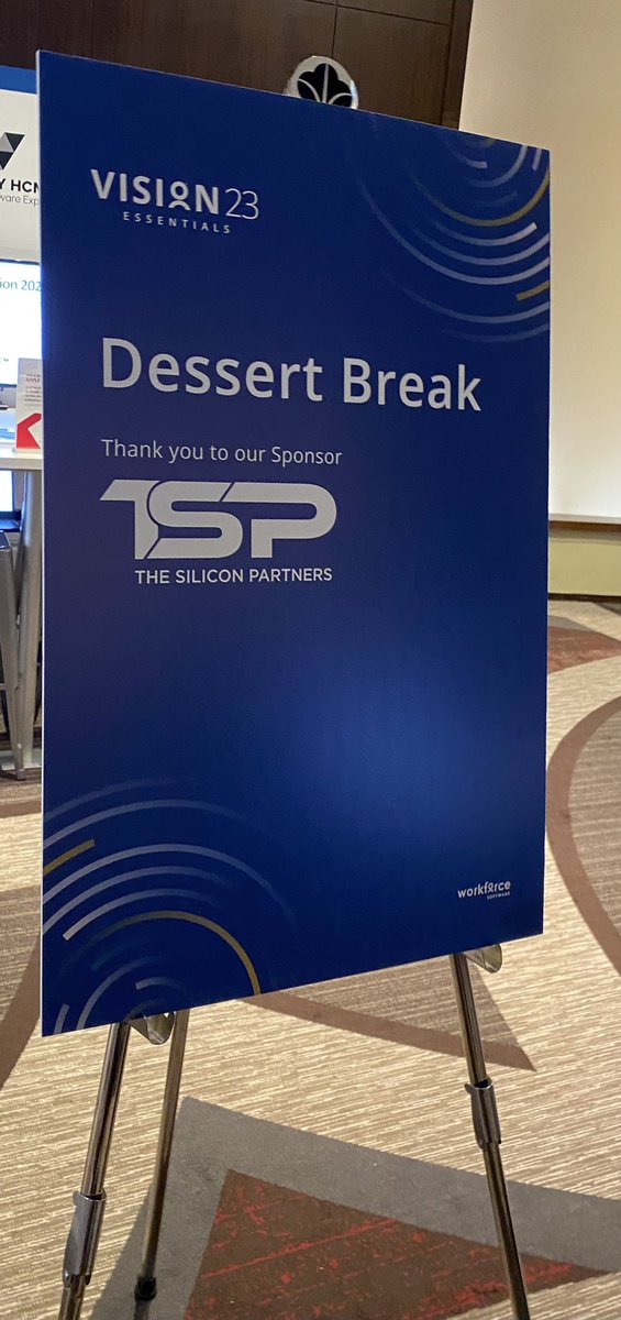 TheSiliconPartn's tweet image. @TheSiliconPartn is sponsoring dessert in the Broadway foyer now. Stop by and grab your sweets!#wfsvision23 then bring your dessert by Booth 19 to talk to one of our experts!