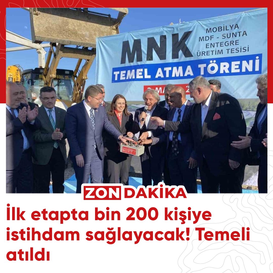 İlk etapta bin 200 kişiye istihdam sağlayacak! Temeli atıldı. Detaylı bilgi için bağlantıyı ziyaret ediniz:zondakika.com/zonguldak/ilk-…