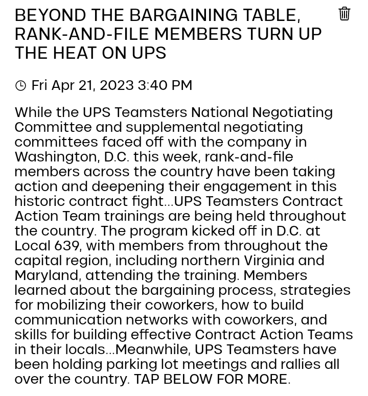 BrJoeBalkis's tweet photo. #Members should use training to organize independently
#MarblePalace updates purpose is to sell a contract
#VinnieTheClown had #JamalBowman a scab who voted to impose a #RailContract on #Teamsters there
The message being sent to #ups is members are coopted
https://t.co/VfHr0nBNBb https://t.co/e9V94vDDOe