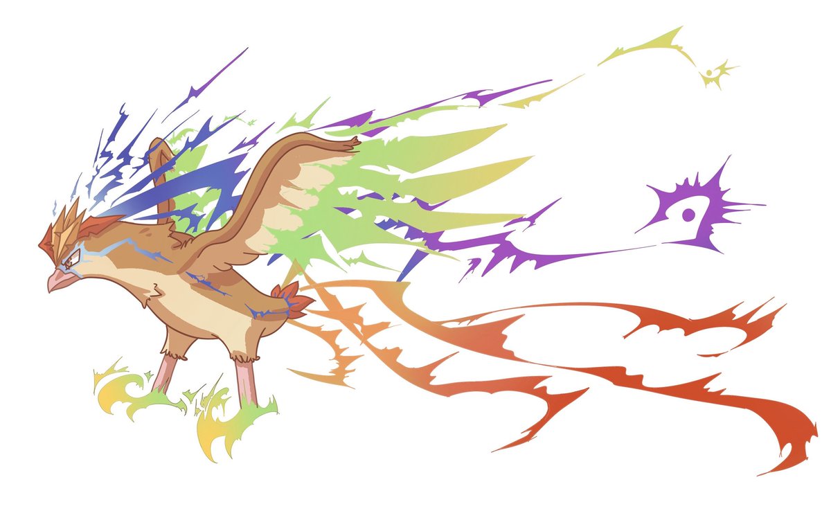 Chambwibwi's tweet photo. Ma soeur a créé ce roucarnage pour le #ToDFakemon ! Je me suis juste chargé de la coloration elle a fait tout le reste. ( Et oui toute la famille dessine ) https://t.co/semx8w0xCo
