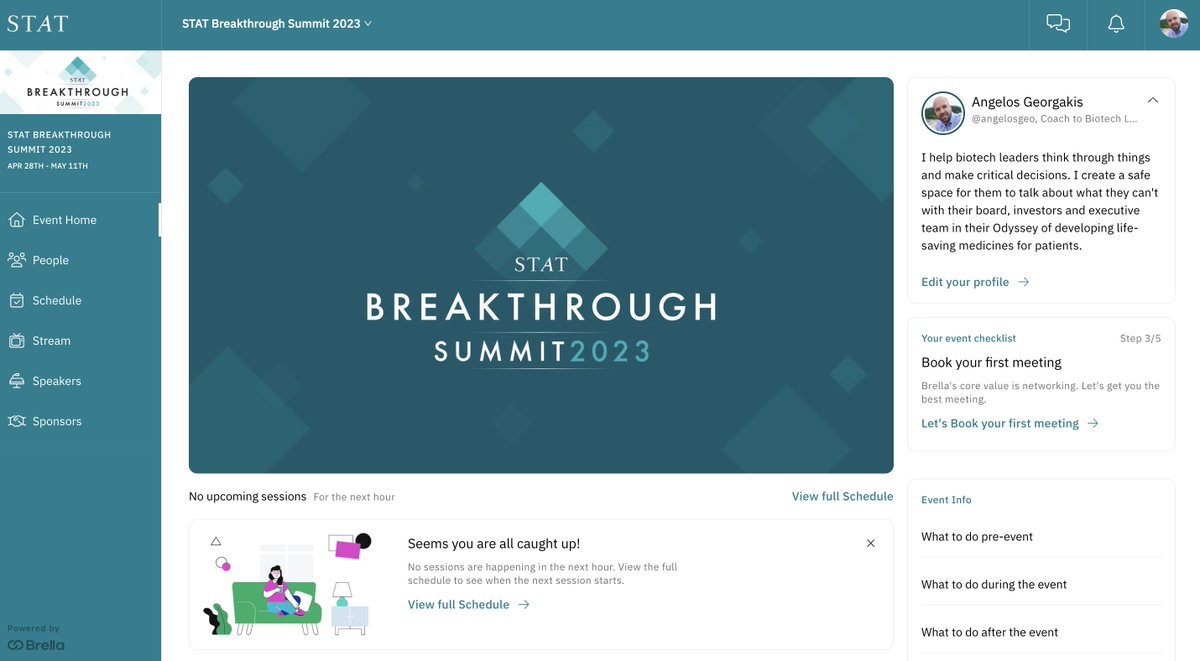 Who else is joining the #STATBreakthrough Summit virtually tomorrow? I'm looking forward to meeting new friends, learning and getting inspired! 🔥 🔥 🔥