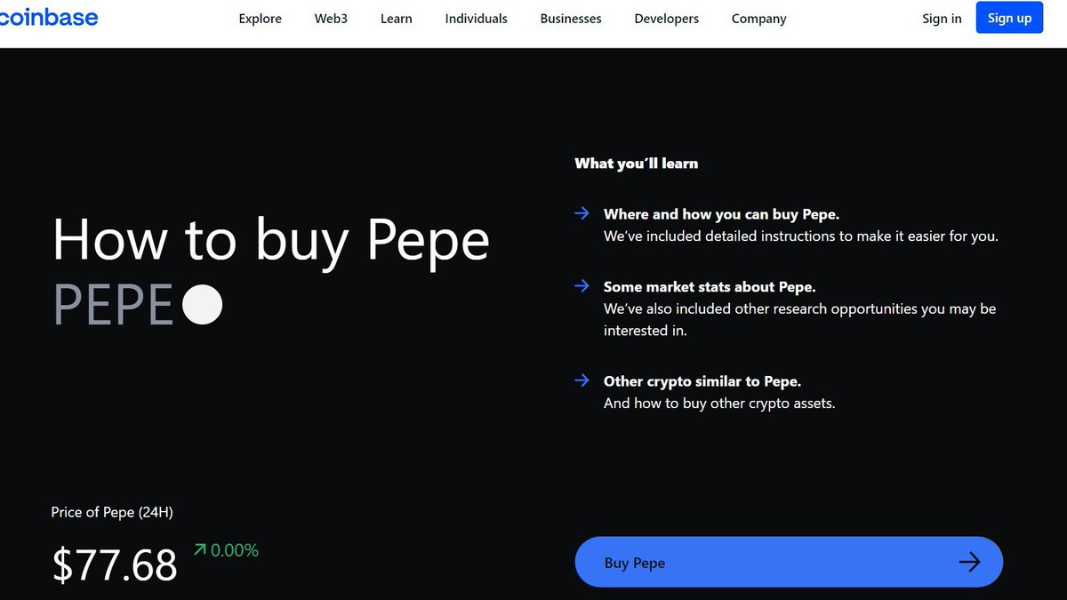$PEPE will launch on Coinbase SOON!