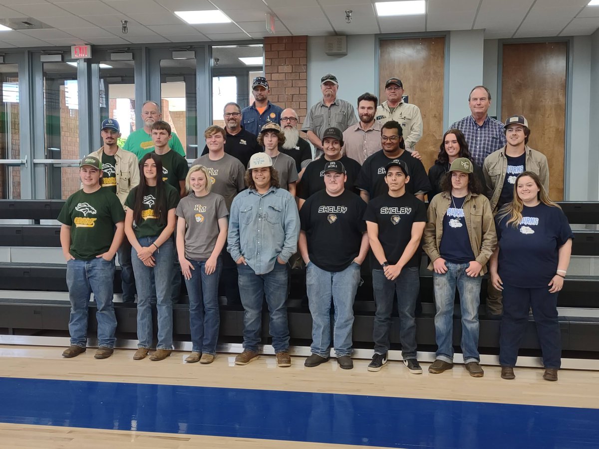 Cleveland County CTE (@cteccs) on Twitter photo 16 high school Welding & Metals students competed for prizes & scholarships at CCC. Each high school had a top welder: Burns- Mackenzie Canipe, Crest- Jackson Pence, Kings Mountain- Adam Harrelson, and Shelby- Jayden Tate.
<a href="/CleveCoSchools/">ClevelandCountySchs</a> #cteworks 16 high school Welding & Metals students competed for prizes & scholarships at CCC. Each high school had a top welder: Burns- Mackenzie Canipe, Crest- Jackson Pence, Kings Mountain- Adam Harrelson, and Shelby- Jayden Tate.
<a href="/CleveCoSchools/">ClevelandCountySchs</a> #cteworks