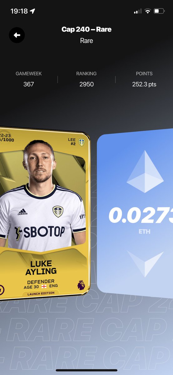 Azzymac2's tweet photo. Seen as though I said the words ‘you couldn’t pay me to have a Leeds player’ this afternoon, I think it’s only fair I give this away 😂 

If you:

- Like 
- Retweet 
- Follow 

You will be entered into the giveaway! 

It’s a short one this time, draw will be at 10pm! 

#sorare https://t.co/HqCz3m4IS9