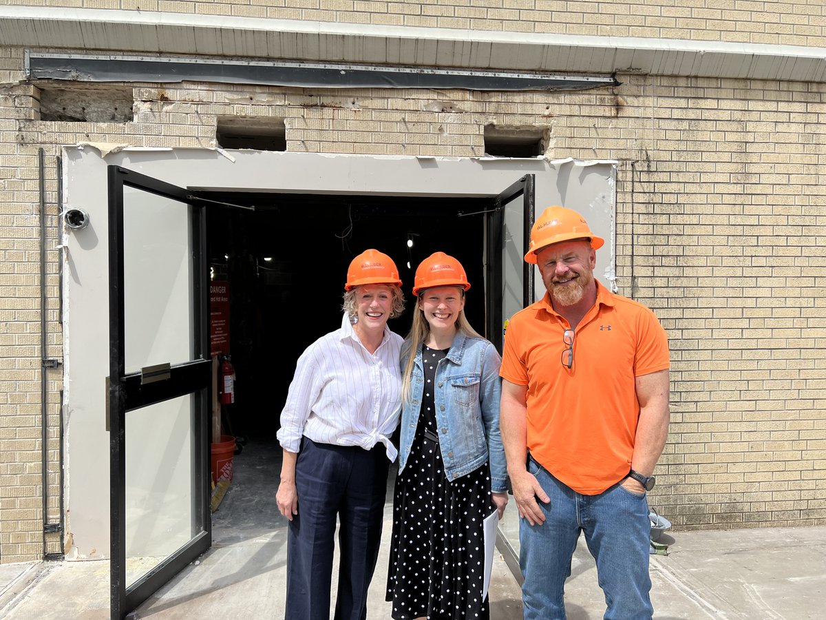 We recently did a walk-through of our job site with Country Club Christian Church  Committee Member Lesley. Haley and Stuart were able to update her on the progress we are making!
#CountryClubChristian #alhuber #churchbuilding #churchconstruction