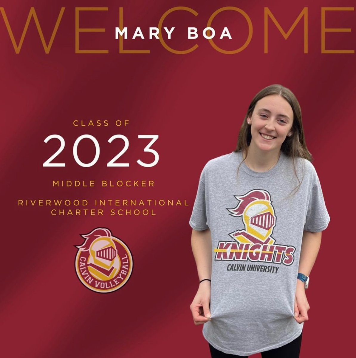 Riverwood Athletics (@ricsathletics) on Twitter photo Mary Boa has committed to play volleyball for Calvin University. We are so proud of this student-athlete! #GoCalvin Read more here: riverwoodathletics.com/2023/05/02/marā¦
<a href="/ricsprincipal/">Kindra Smith, Ed. D.</a> <a href="/CalvinVball/">Calvin University Vball</a> <a href="/CalvinKnights/">Calvin Knights</a> Mary Boa has committed to play volleyball for Calvin University. We are so proud of this student-athlete! #GoCalvin Read more here: riverwoodathletics.com/2023/05/02/marā¦
<a href="/ricsprincipal/">Kindra Smith, Ed. D.</a> <a href="/CalvinVball/">Calvin University Vball</a> <a href="/CalvinKnights/">Calvin Knights</a>
