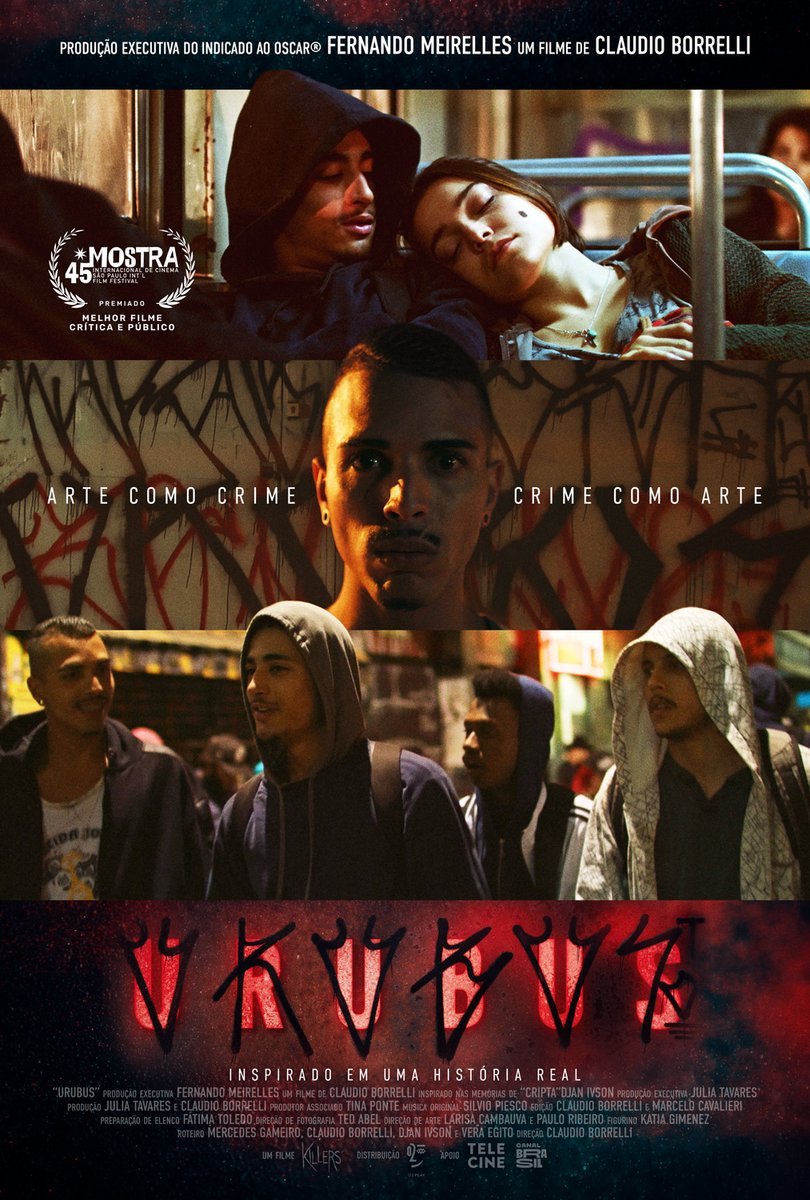 designativista's tweet photo. Arte como crime. Crime como arte.

Confira em primeira mão o cartaz oficial de URUBUS, que estreia em 1 de junho exclusivamente nos cinemas. 

🎨 design do cartaz: https://t.co/ooiIrNZvFJ 
🎨 design do título: https://t.co/c57RwE5aFv

#DesignAtivista #Urubus #Pixo https://t.co/ruAFhpbrJ8