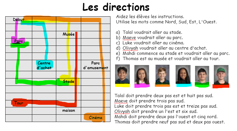 SarahHassoun4's tweet photo. At @gecdsbCyclones, the grade 6 students are learning how to give instructions and directions en Français by doing some coding unplugged! #FSL @gecdsbpro Seeing their faces made the lesson memorable! https://t.co/pZ4txnQiEt