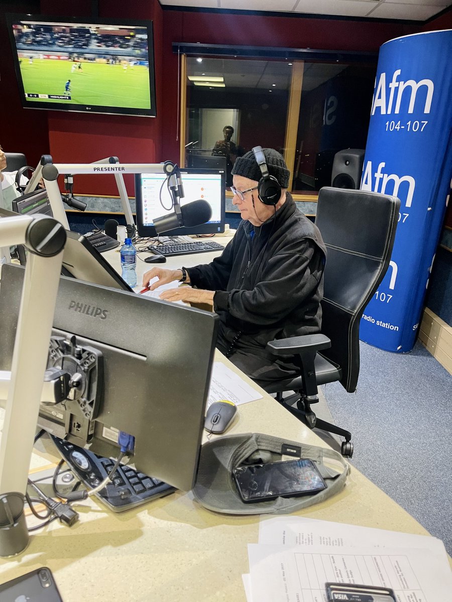 SAfmRadio's tweet image. [ON AIR NOW] Pieter-Dirk Uys on this week's Tuesday Takeover segment. He speaks to Judge Edwin Cameron. #SAFMViewPoint