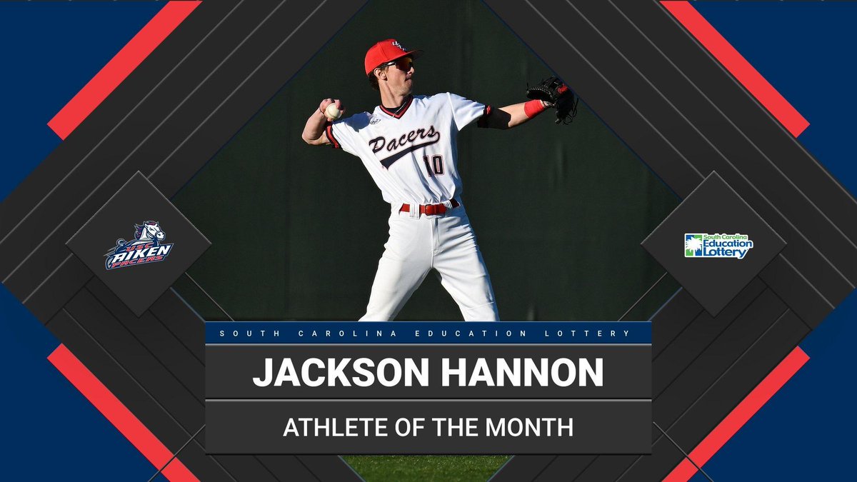 PacerAthletics's tweet photo. #PacerBSB Standout Jackson Hannon Tabbed South Carolina Education Lottery USC Aiken Student-Athlete Of The Month: https://t.co/L4UJW2583y #PacerNation https://t.co/Gy8gd19wNf