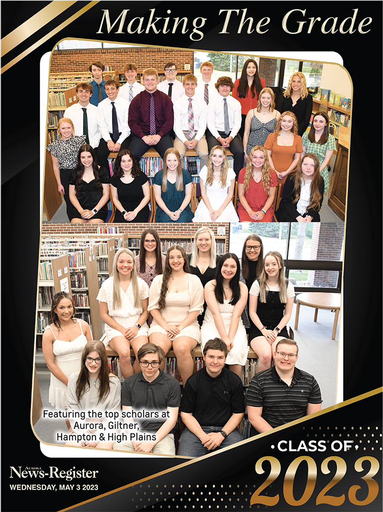 The News-Register’s annual Making the Grade edition features the top graduates from four area high schools, including Aurora, Hampton, Giltner and High Plains. See who made the list in this week's special edition. auroranewsregister.com
