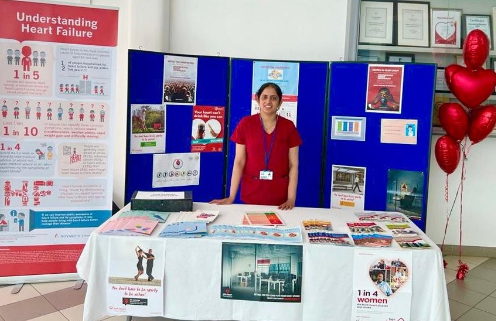 SarahFall17's tweet photo. Congratulations to Jincy Jose, Clinical Nurse Specialist Integrated Care promoting Heart Failure Awareness in Naas General Hospital today. #LetsBumpUpThePump #25in25 #detecttheundetected @IAHFNurses @DMHospitalGroup @murphy2_anne https://t.co/7wip3B5aKu