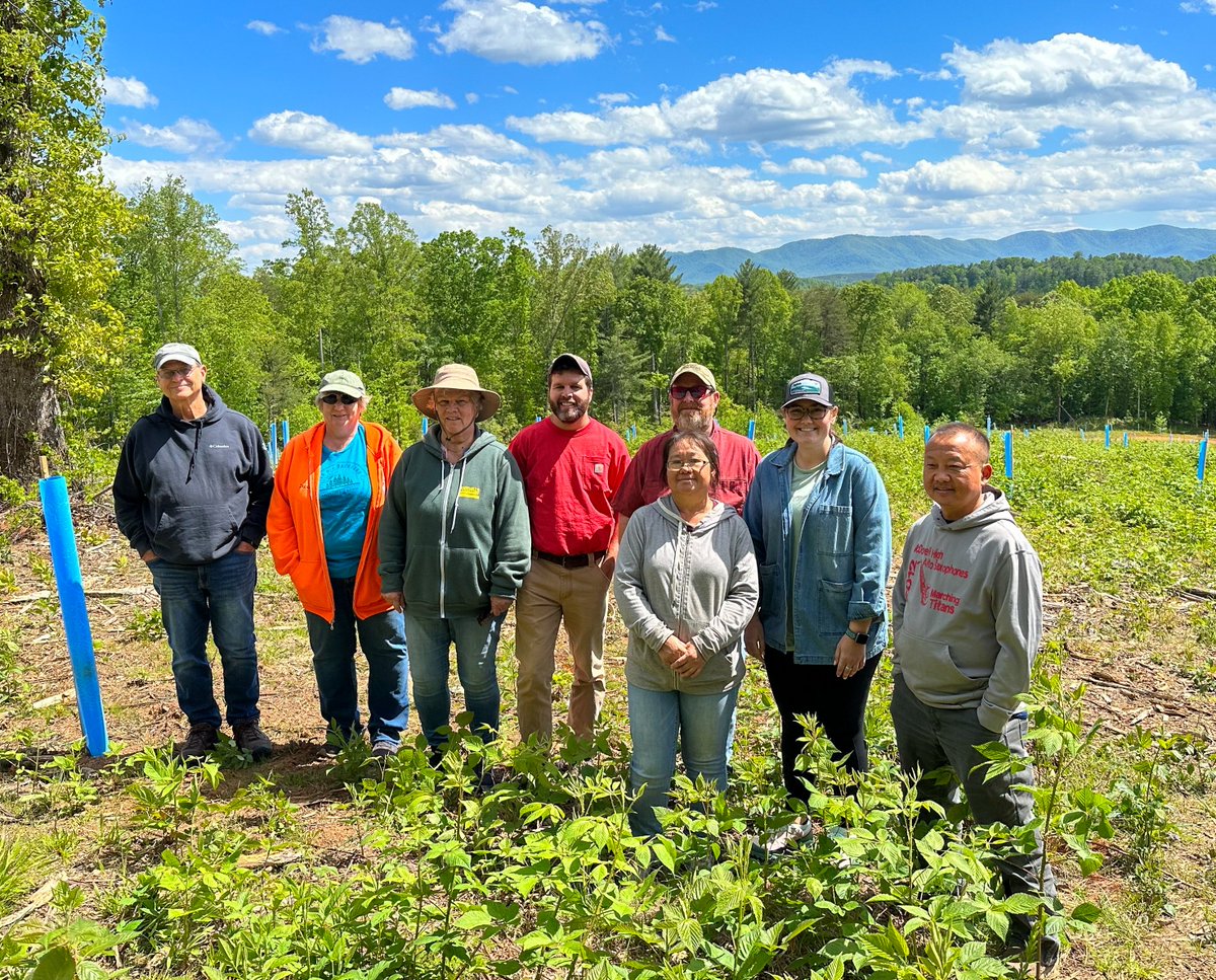 Foothills Conservancy's community agriculture committee visited our Oak Hill Community Park &amp; Forest yesterday – we're excited about the opportunity to work with local farmers in our community agriculture fields at #OakHillPark demonstrating sustainable techniques to the public!