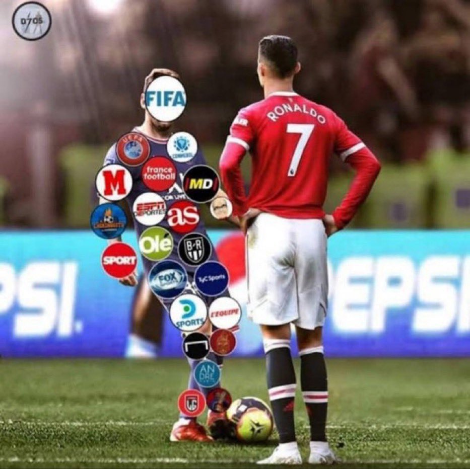 LEVI17388's tweet photo. The media is so quiet about this because it’s Messi not Ronaldo

It’s always been Ronaldo vs the whole world 🤦‍♂️ https://t.co/kphL4WWLBG