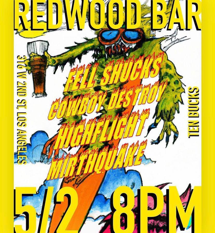 RedwoodBar's tweet photo. Tonight!!!!
@infuzzwetrust presents this awesome May residency!
@cowboydestroy 
@fellshucks 
@highflightmusic 
@mirthquake_music 
#theredwood #theredwoodbar #theredwoodbarandgrill #dtla #dtlanightlife #dtlaevents #dtlalife #dtlaliving #infuzzwetrust #supporttheunderground https://t.co/tfSfxi8yk4