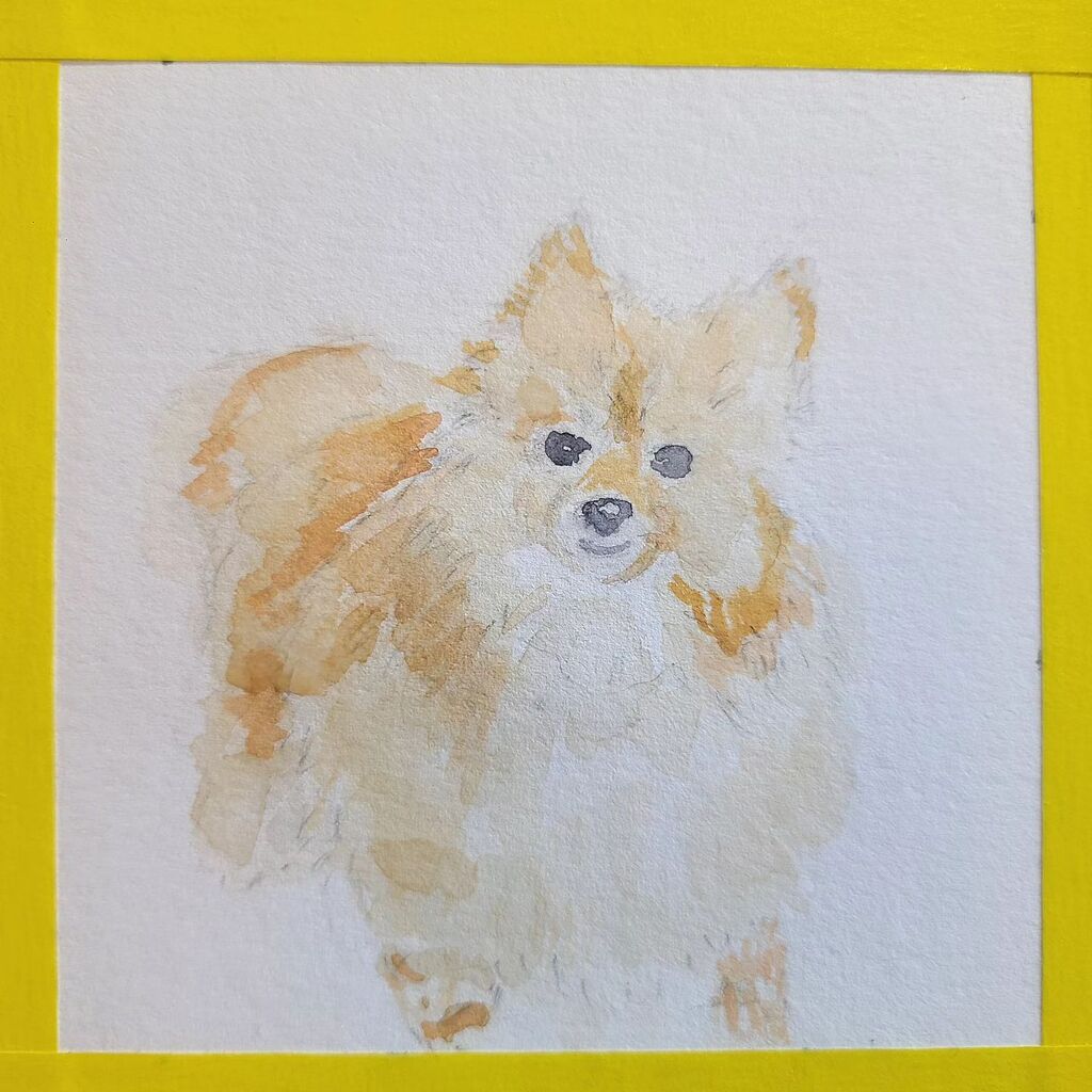 Doggie watercolors WIP 

#watercolor #petportrait #memorialart #dogportraits #wipart #wip #dog instagr.am/p/CrwEarTOiKN/
