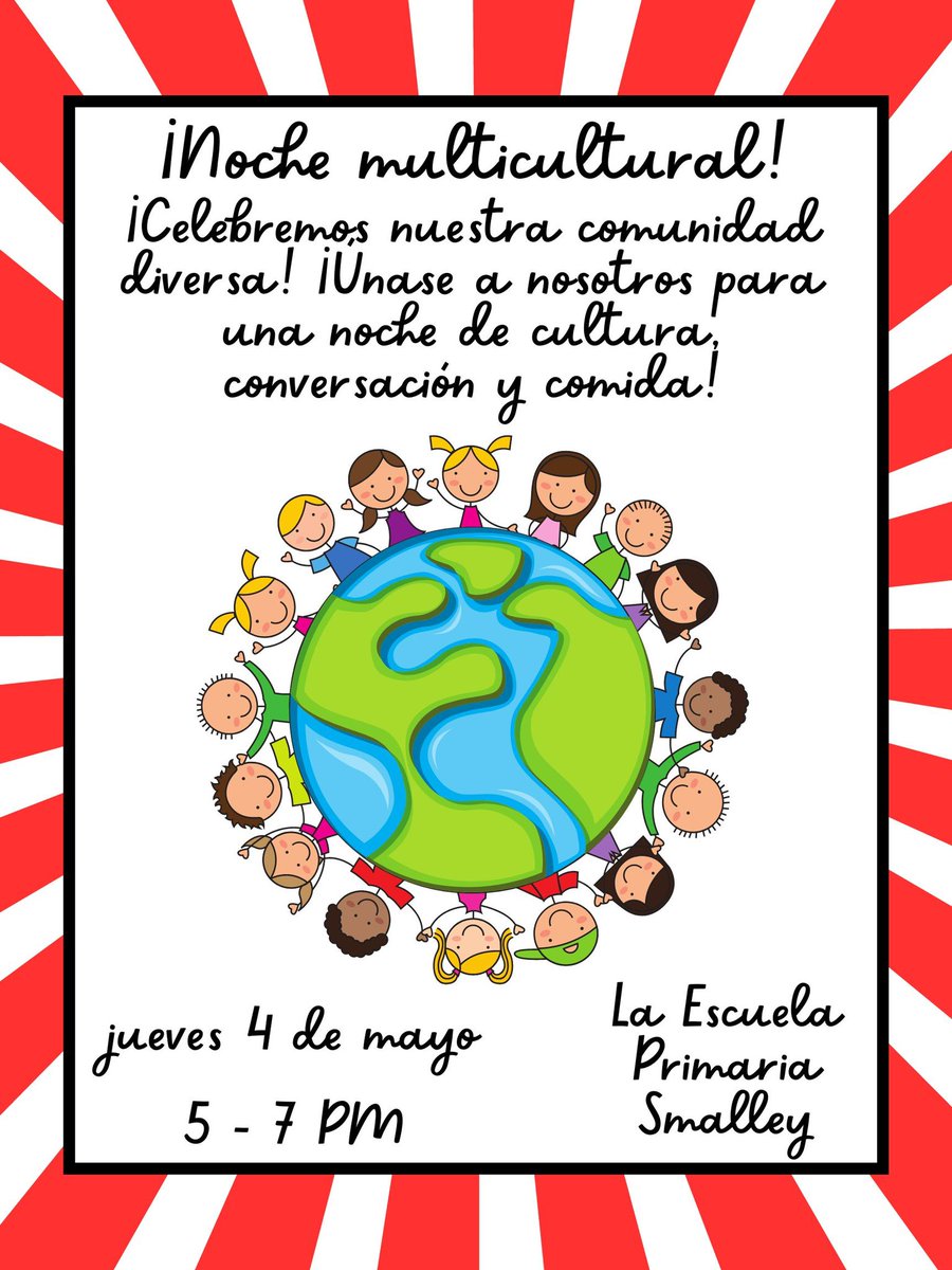 BBSmalleyES's tweet image. Celebrate Multicultural Night this Thursday!