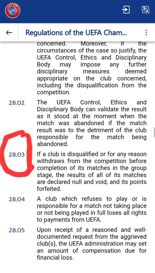 Armaicinkavga's tweet photo. Here is the UEFA rule... which has not been applied in Turkish league. 
#FairnessForTurkishFootball https://t.co/tfpTk6tPSq