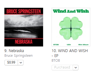 btob_usa's tweet photo. 💿 iTunes US Album Chart

#BTOB #WIND_AND_WISH at #10🥳🎉🎉🎉

WE MADE IT MELODYYY!!!!! WAY TO GO 💪💙

Can we go higher??? https://t.co/jhlpED8BEB