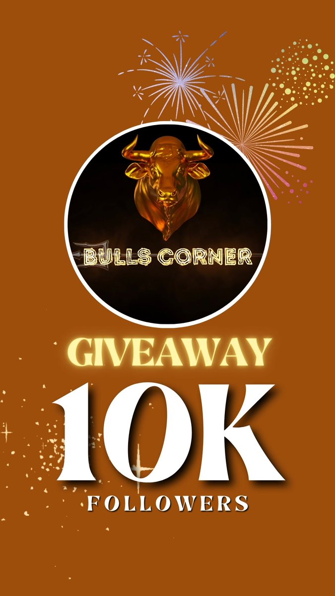 BullsCorner's tweet image. ATTENTION EVERYONE 📣

🎁 10k Followers Giveaway 🎁

To celebrate reaching 10k followers, we're giving away 10 spots of our Premium Membership 🔱

Entry rules 👇

1️⃣ Follow us 

2️⃣ Like this tweet 

3️⃣ Retweet &amp;amp; tag a friend (1 entry max)

Winners will be chosen at random and…