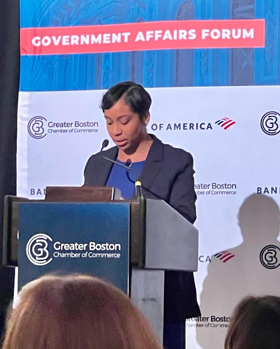 .<a href="/MassAGO/">AG Andrea Joy Campbell</a> Andrea Campbell discussed her first 100 days in office at a @GBCC #GovernmentAffairs Forum. She outlined state &amp; local issues &amp; highlighted her legislative solutions.  Our AVP's <a href="/n_herendeen/">Nicole Herendeen</a> &amp; <a href="/JXiaoMorris/">Jessica Morris</a> also joined a #youngprofessionals roundtable with the AG.