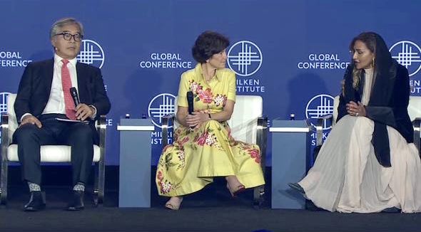lamia1507's tweet image. Strategic philanthropy is key to delivering major social and economic progress. 
Proud to discuss @alwaleed_philan projects which are fully aligned with the Saudi Vision 2030 and the SDGs @MilkenInstitute Global Conference. #MIGlobal