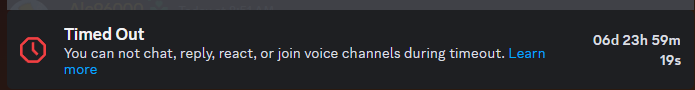 FknSchaeffs's tweet photo. @Luccaregrets Been in the discord since DAY ONE, but I call you out on your bullshit and I get timed out? You're a fucking clown buddy. https://t.co/W8zh9HjP11