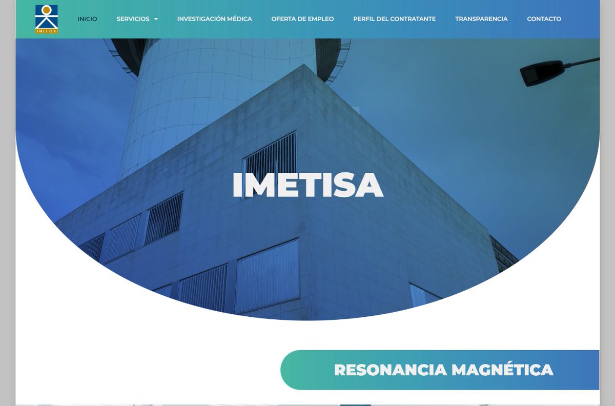 Tenemos nueva página web. 

Puedes consultar todos los datos sobre <a href="/imetisa/">Imetisa-Instituto Médico Tinerfeño</a> en imetisa.es

#Sanidad #Tenerife #Resonancia