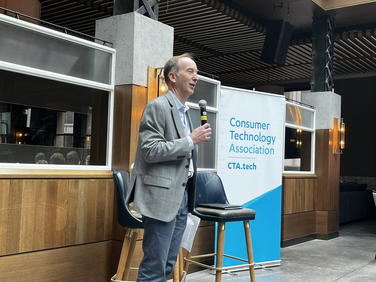 Thrilled to be in Chicago this week with my incredible <a href="/CTATech/">Consumer Tech Association</a> colleagues for our Spring Tech &amp; Standards Forum! I’ve gotten to hear from some incredible speakers on key topics like Digital Health &amp; the future of AI.
