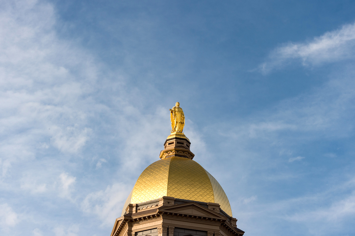 The Golden Dome is getting a refresh this summer - For the first time in nearly two decades, it will be regilded over the course of approximately five months.

Work will begin immediately after Commencement Weekend on May 19-21.
