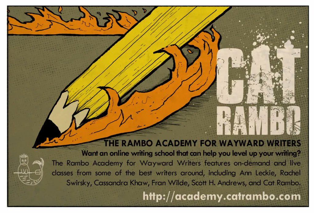 Catrambo's tweet photo. Sharpen your skills and get a little inspiration from an online writing class through the Rambo Academy for Wayward Writers. https://t.co/n4rrtFFblb https://t.co/30HPPA225t