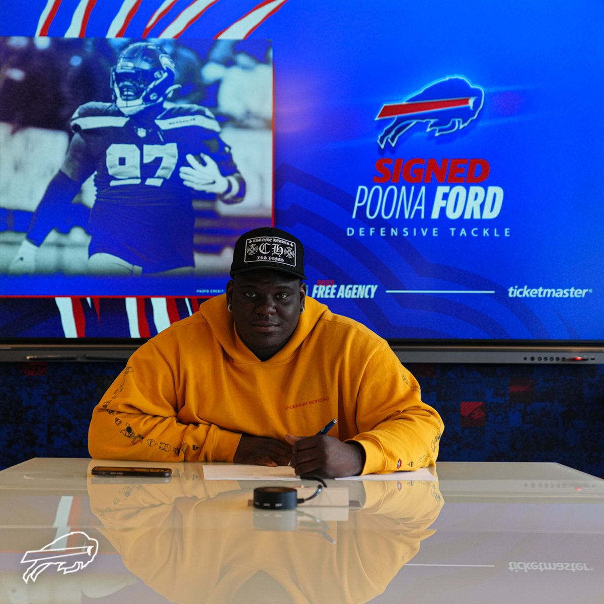Adding to our defense!! 😤 We've signed DT Poona Ford to a one-year deal: bufbills.co/3LpeAhe