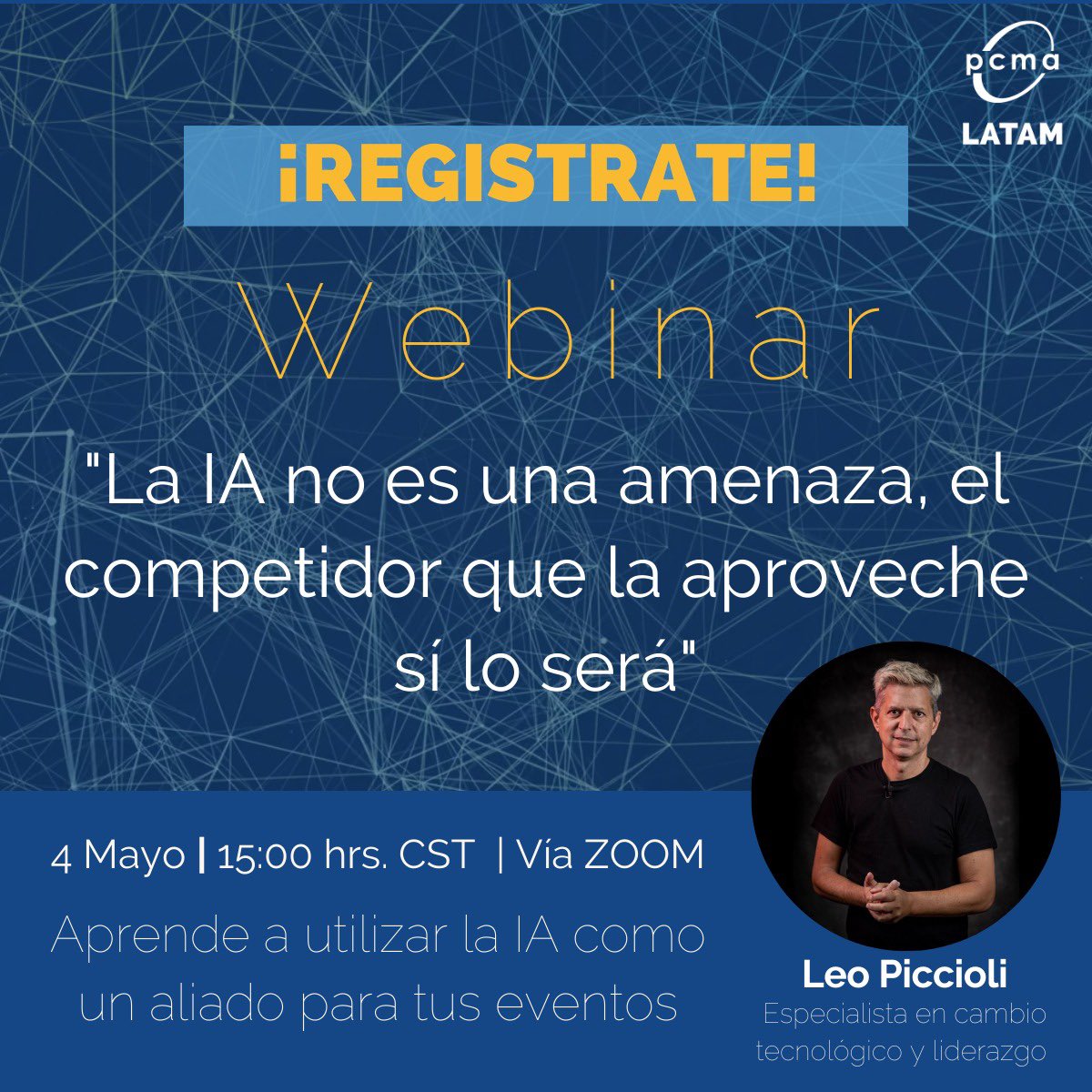 😱¿Las Inteligencia Artificial puede cambiar la forma de competir en nuestros mercados?, ¿Es la IA una amenaza?

Participa en este webinar para conocer cómo otras industrias están tomando ventaja al usar IA y úsala a tu favor.

👉🏼 Registro  lnkd.in/e6_KEXWz