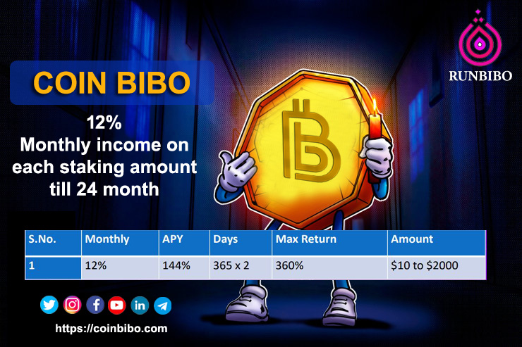 run_bibo's tweet photo. 💵Earn up to 360% return🔃💵
🪙On your Coin Bibo🪙
🔄With our referral staking program!🔄
💥💥Join Now!💥💥
🌐https://t.co/1dgosr5Px6🌐
#runbibo #decentralizedbusinesplan #varifiedcontract #safeandsecure #smartcontract #opportunity #trust #transparancy #Distribution #tron #trx https://t.co/kg9jdwXeLM