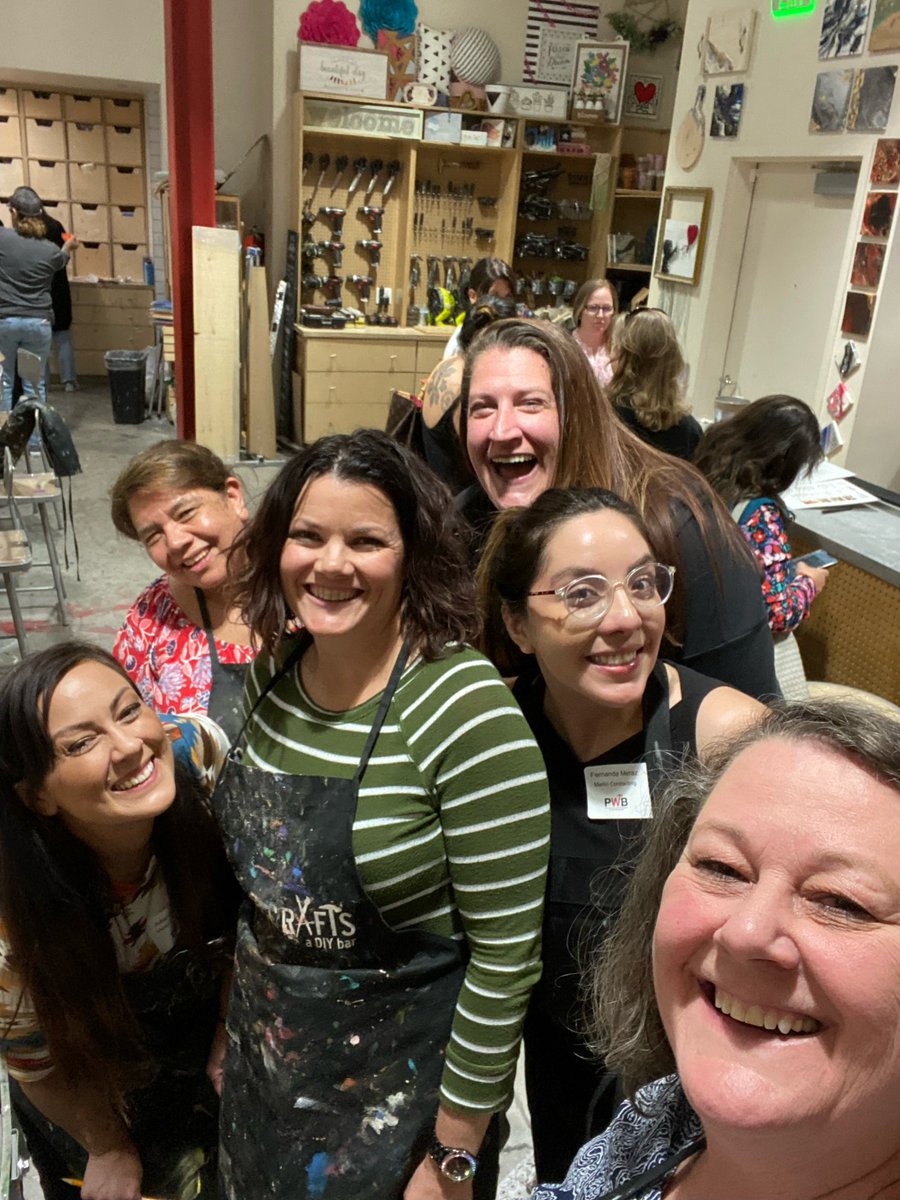 MerlinLLC's tweet photo. The ladies of Merlin enjoyed a @CorksnCrafts event hosted by #ProfessionalWomeninBuilding of Southern Nevada. The purpose of the event was to support #WomenInConstruction, a cause that Merlin is passionate about!
#LasVegas #MerlinFamily #customhome #luxuryhomebuilders https://t.co/Mvwe0Koiob