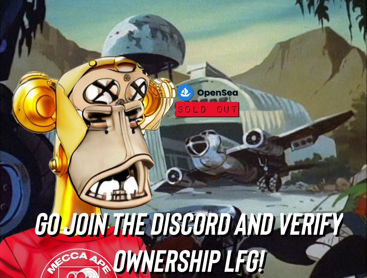 MeccaApeBoxClub's tweet photo. What’s next? Head over to the @discord &amp; verify your Ape! #DAO will begin the decision process once some members trickle in.

Join @discord -> https://t.co/lAQXaCkfKY

#ARBNFT #NFTs #Arbitrum #NFTCommunity #MeccaApeBoxClub #ETH https://t.co/LqXEGb9BOW