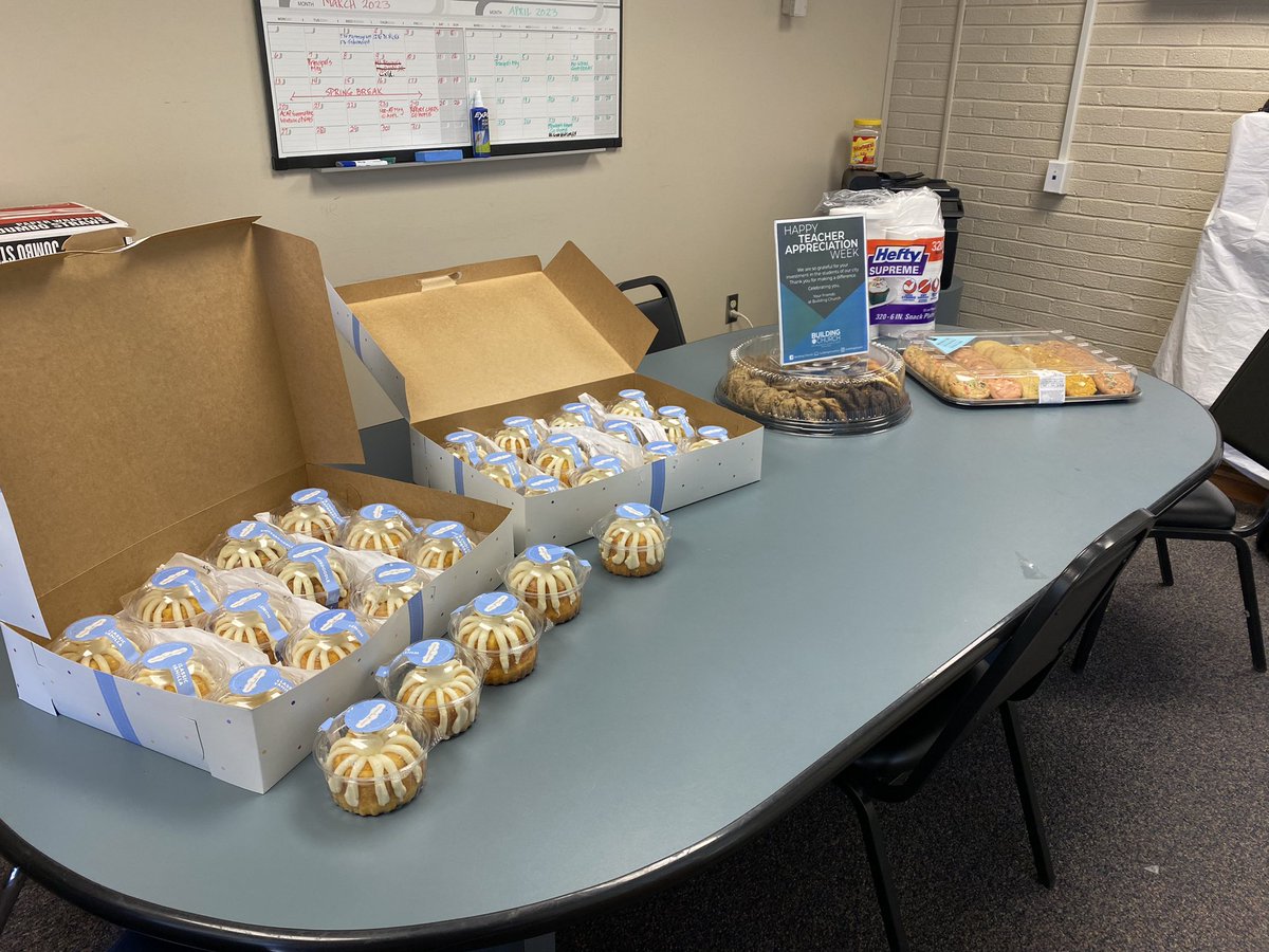 Thank you #BuildingChurch for adding to our #SweetTreatsTuesday the cookies were amazing! #teachersappreciationweek
