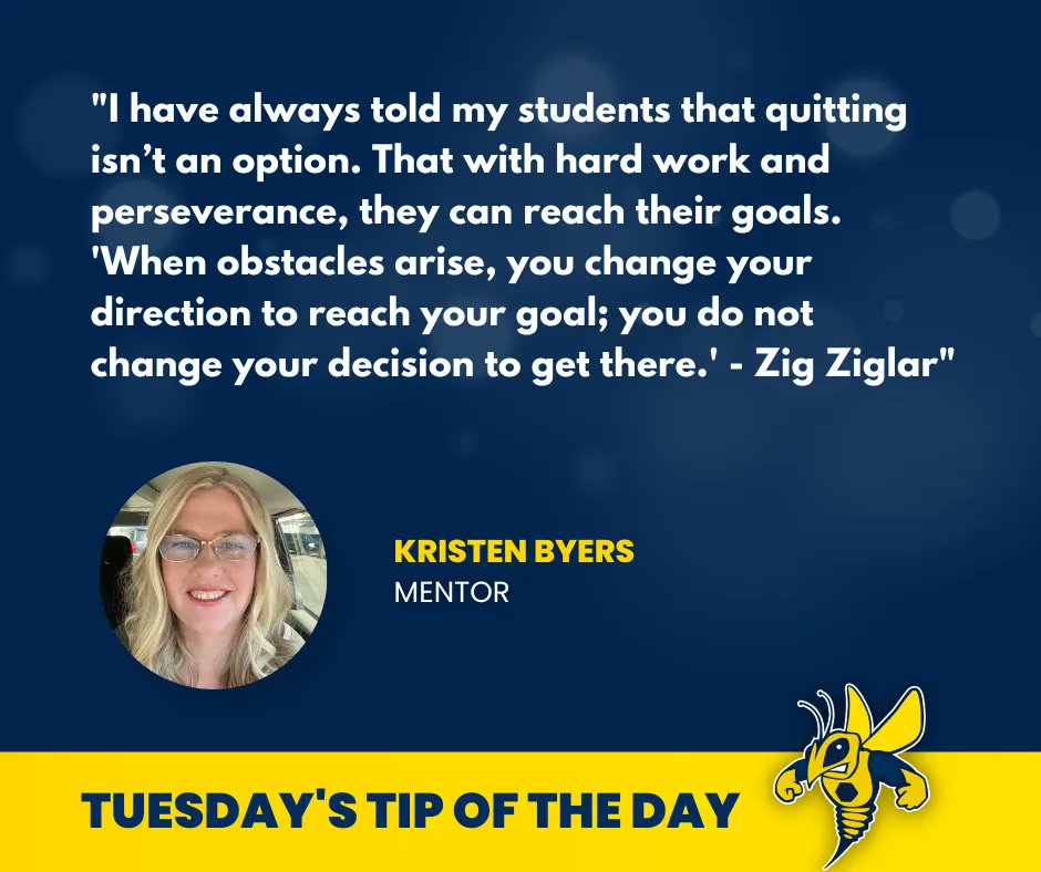 Tip of the Day! 💡

It's easier to persevere towards a goal once we've eliminated quitting as an option. Resolve to hit the target, then focus all your energy on how you're going to get there. 🎯 

#TipOfTheDayTuesday