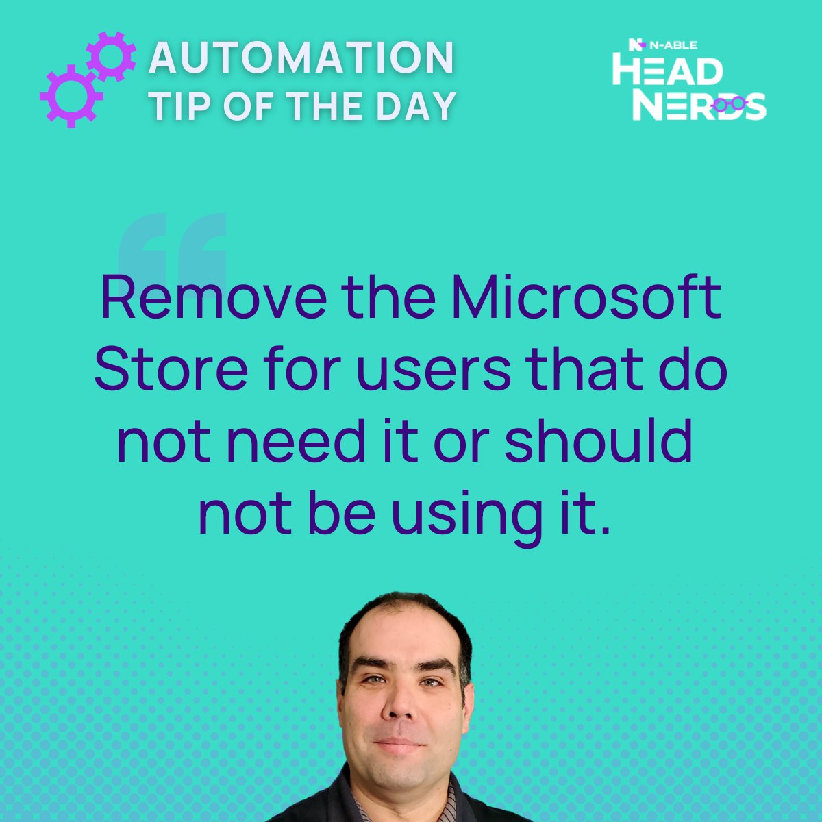 automation_nerd's tweet image. #AutomationTip: Be sure to remove the Microsoft Store for users that do not need it or should not be using it.
Find the relevant script at this link: success.n-able.com/kb/nable_n-abl…
#Microsoft #Ncentral #ITservices