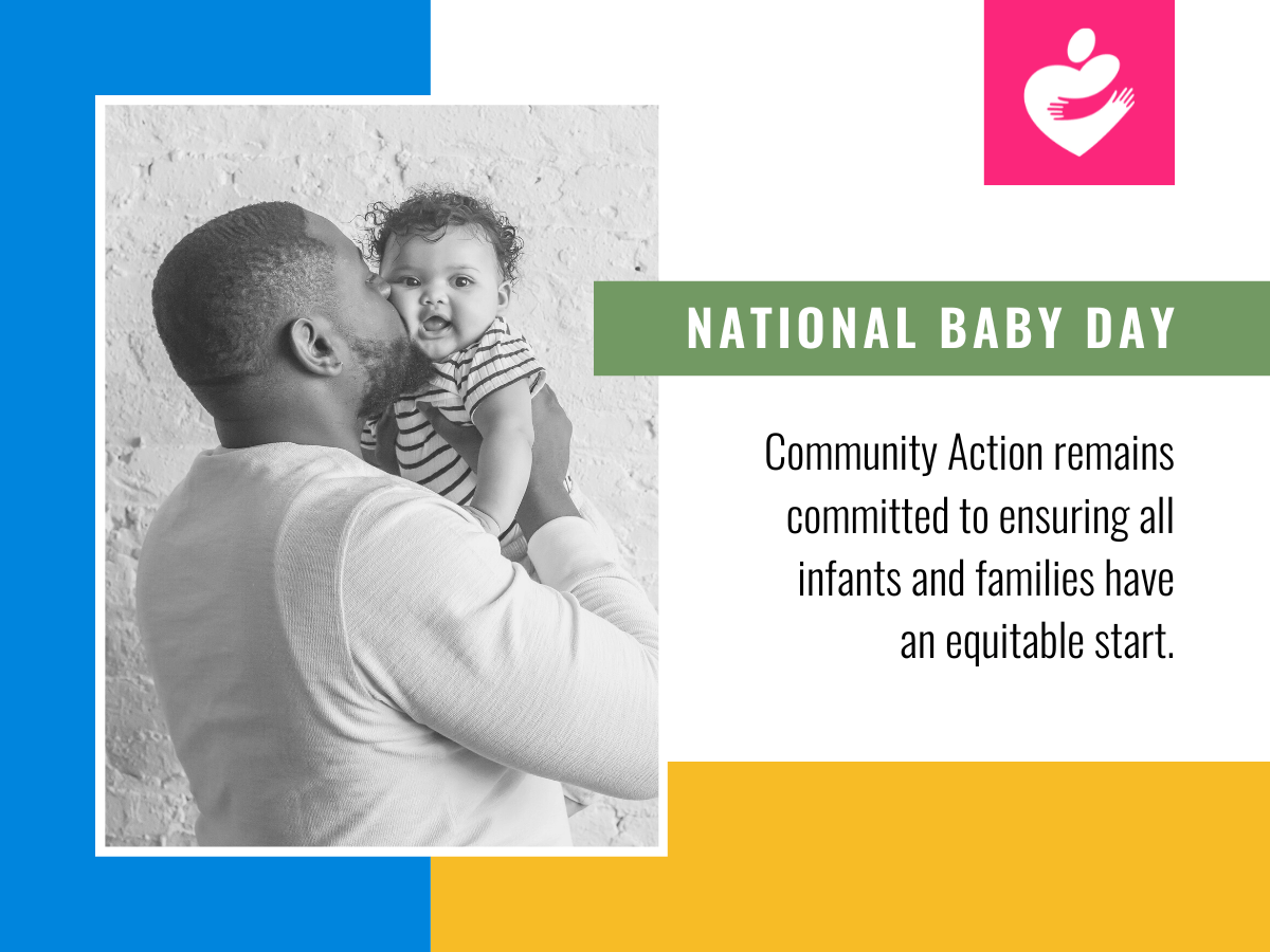 INCAcommaction's tweet photo. It’s National #BabyDay! @INCA Head Start's Early Head Start program remains committed to ensuring all infants and families have an equitable start. #CommunityActionMonth https://t.co/9vfZbrRSuh
