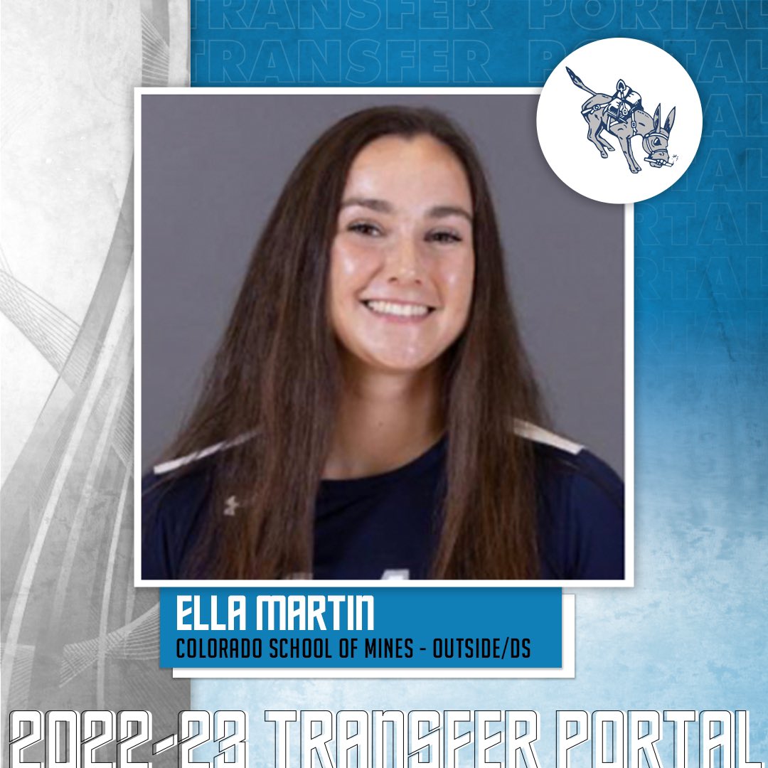 CVBTransfers's tweet photo. 𝗜𝗻 𝗧𝗵𝗲 𝗣𝗼𝗿𝘁𝗮𝗹

✏️: Ella Martin
🏐: Outside Hitter/DS
🎓: RS Sophomore
📍: Colorado School of Mines

#CollegeVBTransfers | #NCAAWVB https://t.co/HAkk0eG1fe