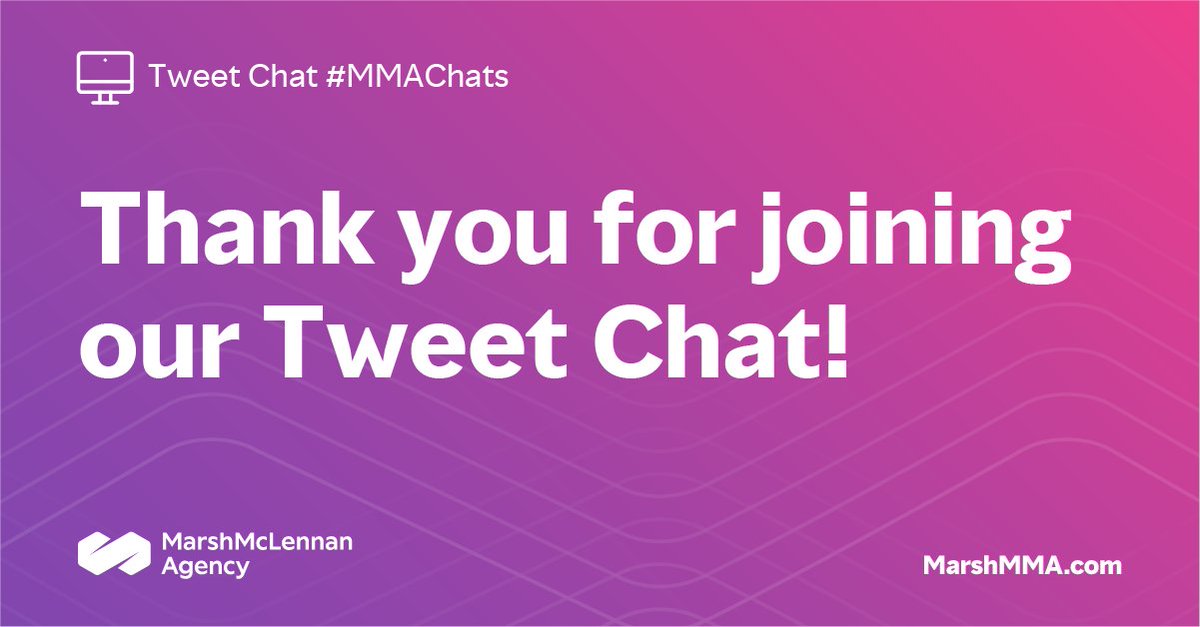 Thank you for joining our Tweet Chat! #MMAChats