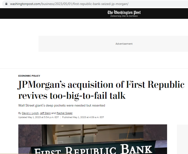 GatitoInmeegran's tweet photo. #Biden,SALEof #FirstRepublic 2 #JPMorgan’llCOST #FDIC $13B=f(Yr.SHYNESS&amp;t’#Fed’sMEDIOCRITY).#PacWest MAYbeNEXT&amp;CONCENTRATION’sPRICEwe’llPAY→DoASw/#FDR’s #BankHoliday 2adoptENHANCED #insurance(Conditions:↑#Capital&amp;↑#Supervision)&amp;REVERSE2019 #Fed’s&amp; @RandyQuarles1's2021TAILORING https://t.co/78UclGcgrX