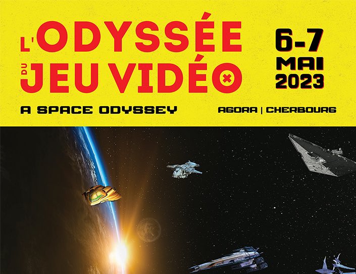 EsportNormandie's tweet photo. Un week-end à L'Odyssée du jeu vidéo 2023

🕰 : Le samedi 6 mai de 10h à 00h au dimanche 7 mai de 10h à 18h

 📍: L'Agora, Avenue du Thivet, 50120 Cherbourg-en-Cotentin

🌐 Retrouvez plus d’infos sur @Gamepads_ ou sur https://t.co/w1ygnAVQyX https://t.co/PtlwEZJk53