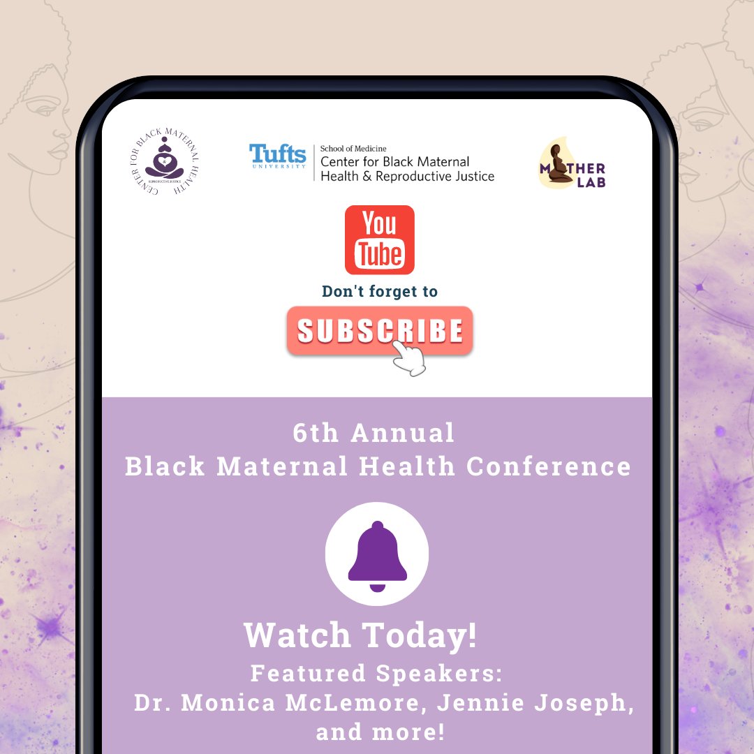 BMMTufts's tweet photo. Happy May! 

Thank you for attending our 6th Annual Black Maternal Health Conference. We had over 3,200 registered attendees and would like to share our impact. 

Check out our conference impact report and subscribe to our YouTube channel for a recap.

https://t.co/TWbWNXYuOc https://t.co/VwK1Lx05GN