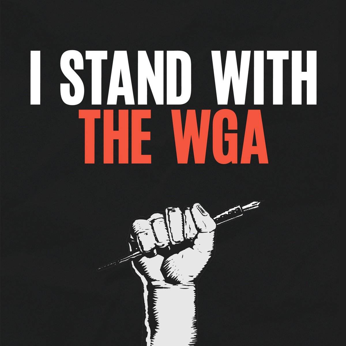 OnePerfectShot's tweet photo. It’s impossible to craft iconic moments in film and television without the talented, hard working, union writers of the WGA. We stand with them.✊ https://t.co/jb2NtfaMZg